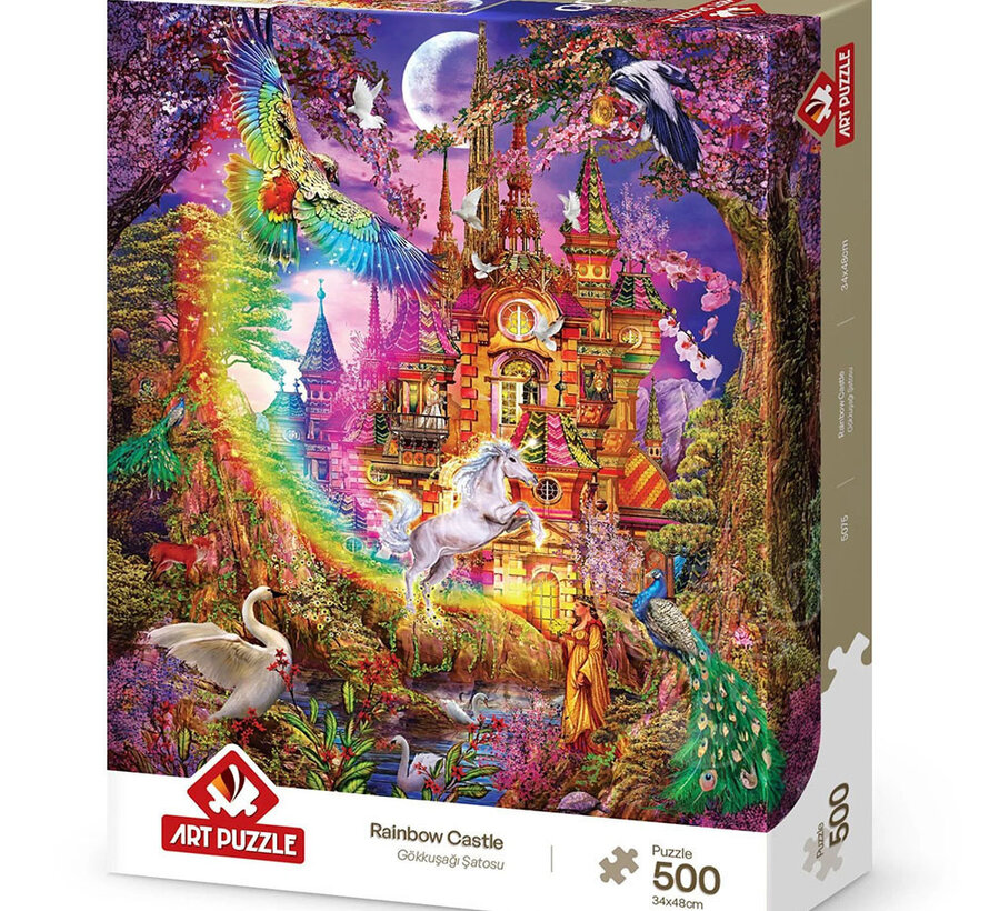 Art Puzzle Rainbow Castle Puzzle 500pcs