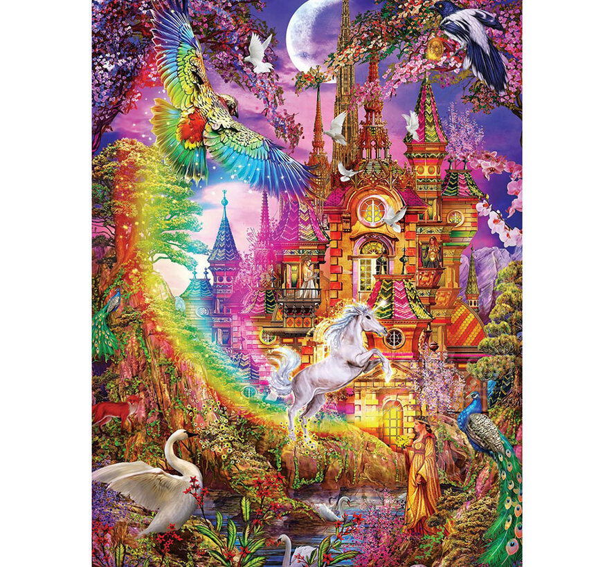 Art Puzzle Rainbow Castle Puzzle 500pcs