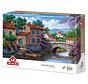 Art Puzzle Canal With Flowers Puzzle 500pcs