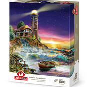 Art Puzzle Art Puzzle Sunset By The Lighthouse Puzzle 500pcs