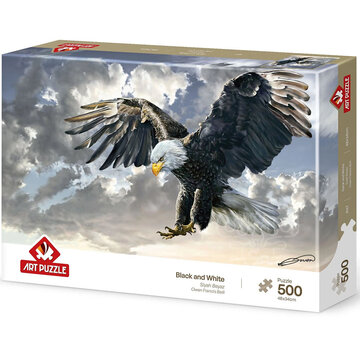 Art Puzzle Art Puzzle Black & White (Bald Eagle) Puzzle 500pcs