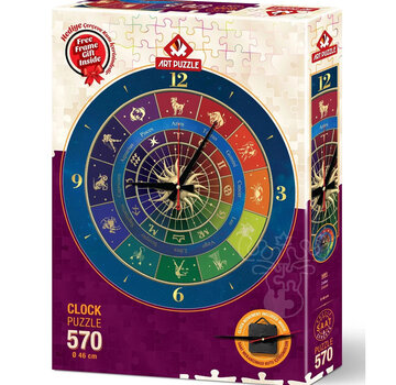 Art Puzzle Art Puzzle Zodiac Puzzle 570pcs Clock