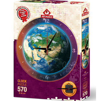 Art Puzzle FINAL SALE Art Puzzle The Time For The World Puzzle 570pcs Clock