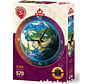 FINAL SALE Art Puzzle The Time For The World Puzzle 570pcs Clock