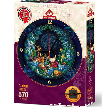 Art Puzzle FINAL SALE Art Puzzle Astrology Puzzle 570pcs Clock