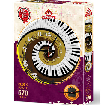 Art Puzzle FINAL SALE Art Puzzle Rhythm Of Time Puzzle 570pcs Clock