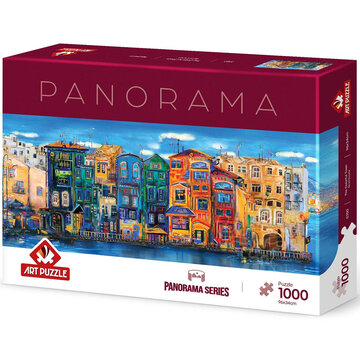 Art Puzzle Art Puzzle The Colorful Town Panorama Puzzle 1000pcs