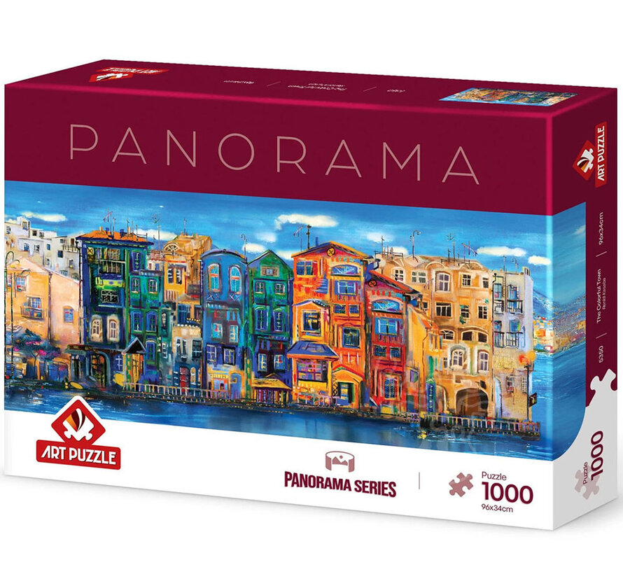 Art Puzzle The Colorful Town Panorama Puzzle 1000pcs