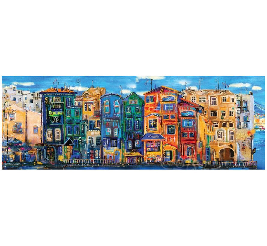 Art Puzzle The Colorful Town Panorama Puzzle 1000pcs