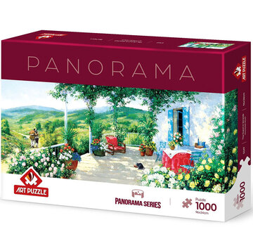 Art Puzzle Art Puzzle The Guest In Veranda Panorama Puzzle 1000pcs