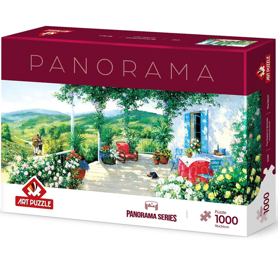 Art Puzzle The Guest In Veranda Panorama Puzzle 1000pcs