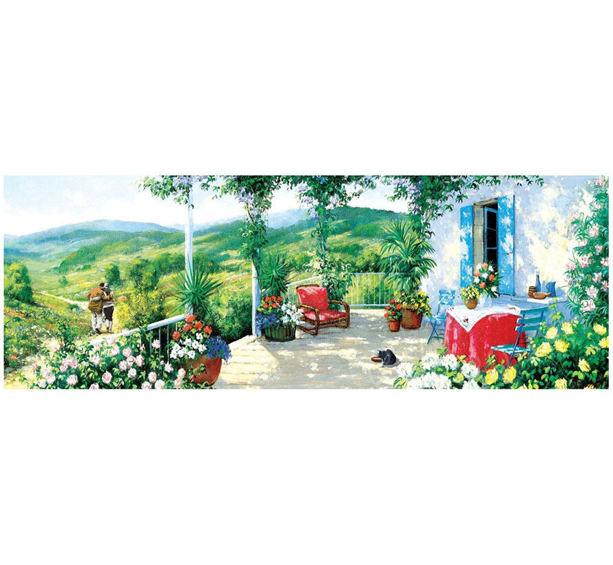 Art Puzzle The Guest In Veranda Panorama Puzzle 1000pcs