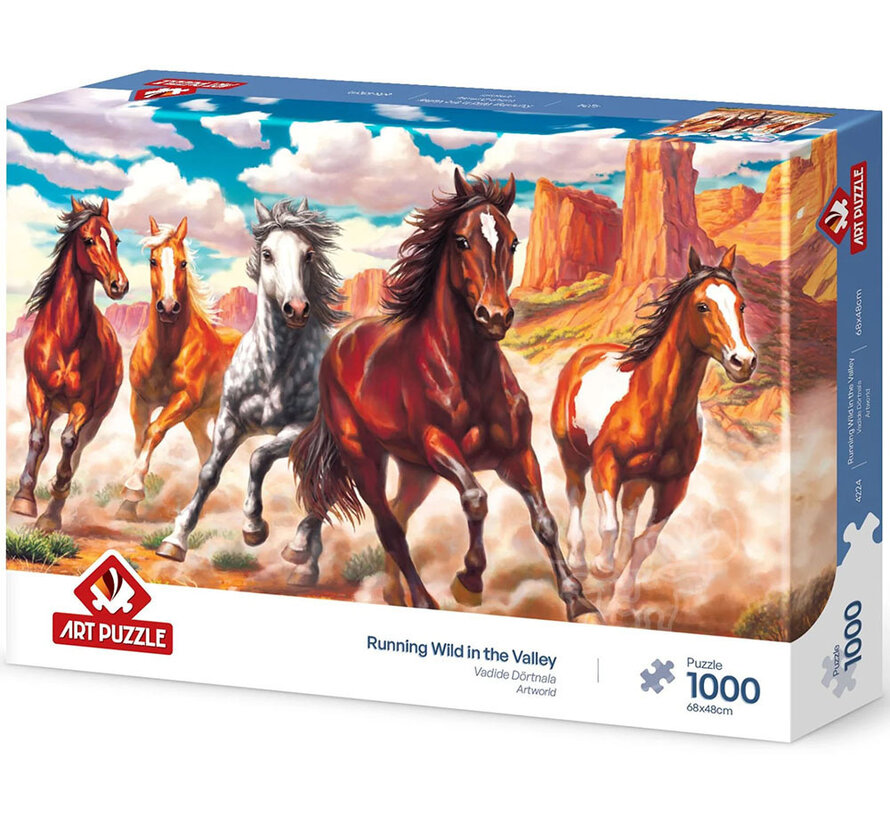 Art Puzzle Running Wild In The Valley Puzzle 1000pcs