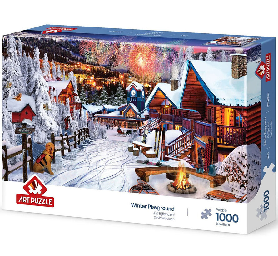 Art Puzzle Winter Playground Puzzle 1000pcs