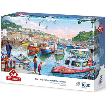 Art Puzzle Art Puzzle The Little Fishermen At The Harbour Puzzle 1000pcs