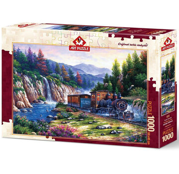 Art Puzzle Art Puzzle Travelling By Train Puzzle 1000pcs