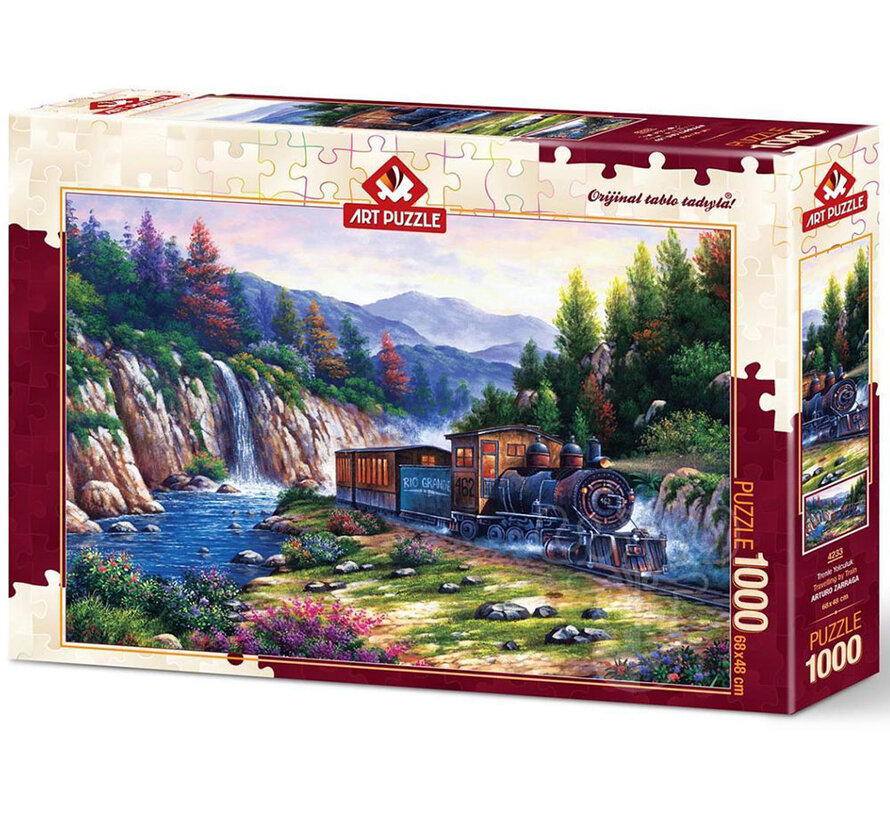 Art Puzzle Travelling By Train Puzzle 1000pcs
