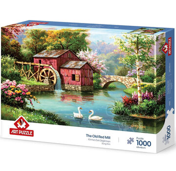 Art Puzzle Art Puzzle The Old Red Mill Puzzle 1000pcs