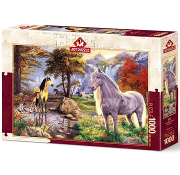 Art Puzzle Art Puzzle The Hidden Horses Puzzle 1000pcs