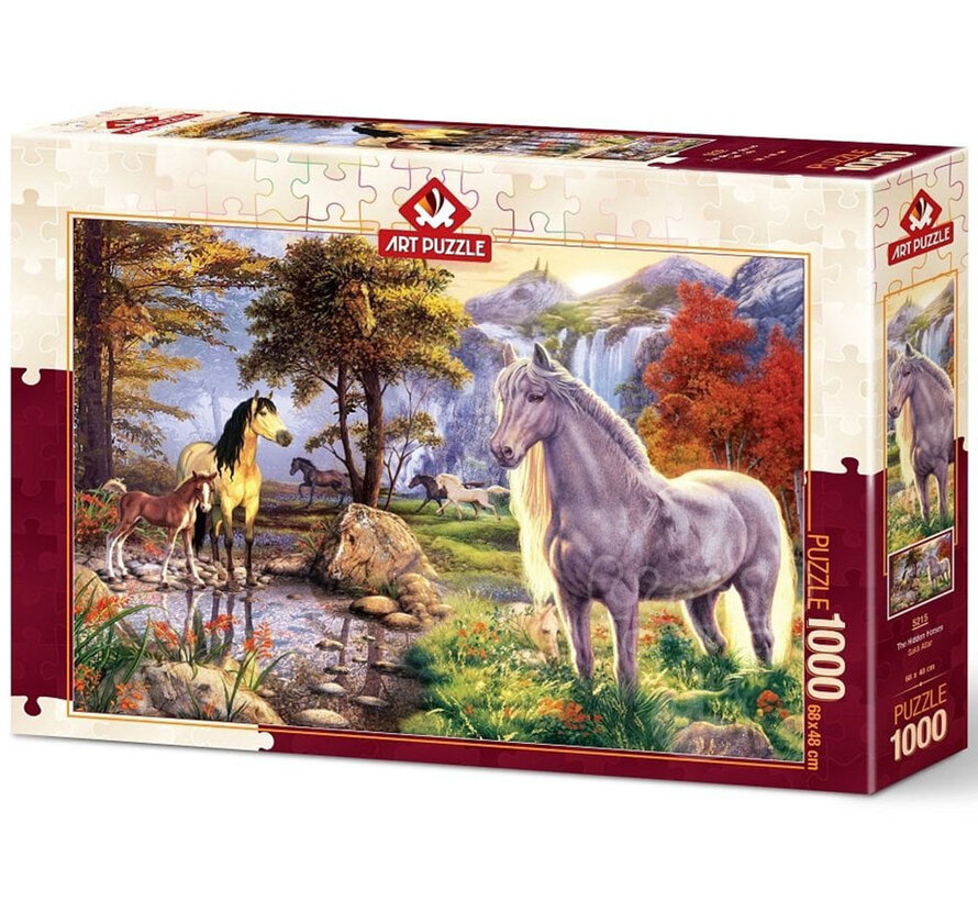 Art Puzzle The Hidden Horses Puzzle 1000pcs