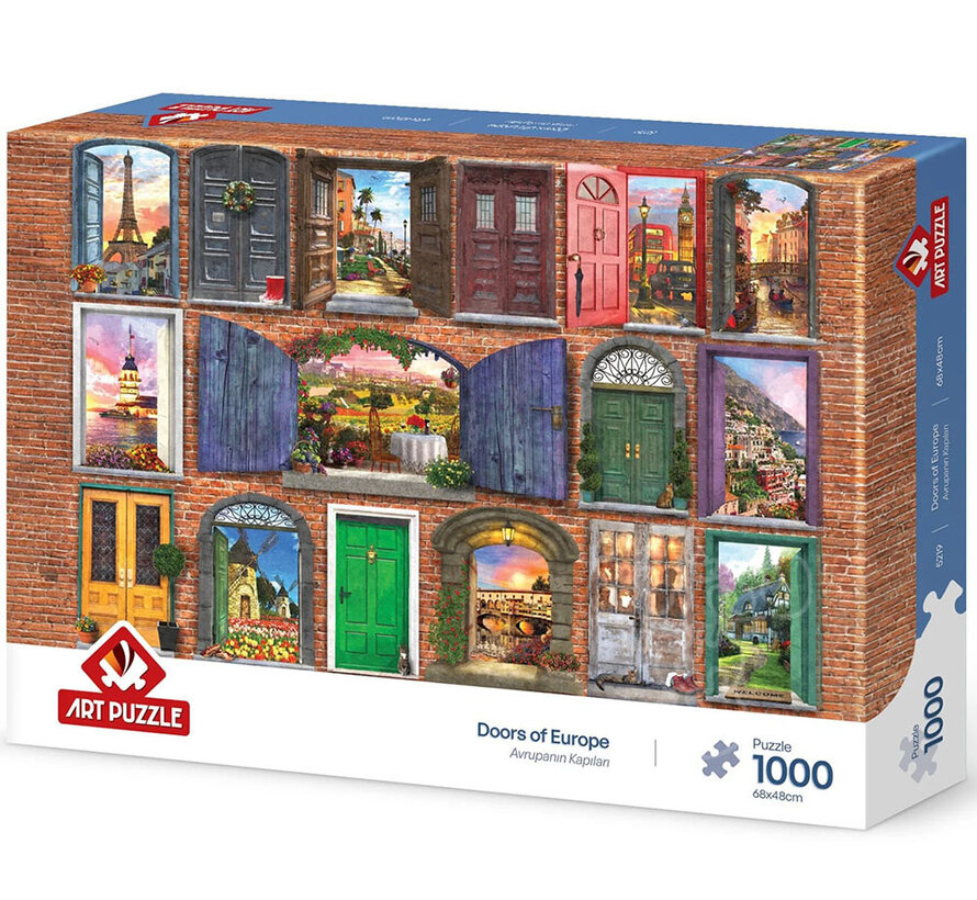 Art Puzzle Doors of Europe Puzzle 1000pcs