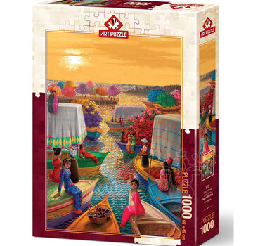 Art Puzzle Art Puzzle Port of Flower Puzzle 1000pcs