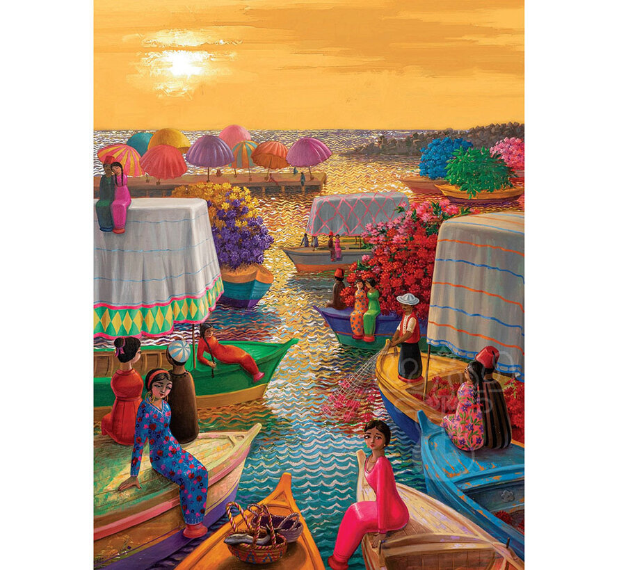 Art Puzzle Port of Flower Puzzle 1000pcs