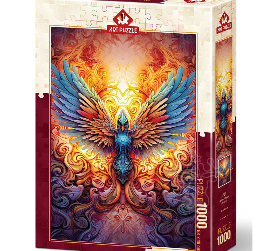 Art Puzzle Colorful Phoenix Puzzle 1000pcs