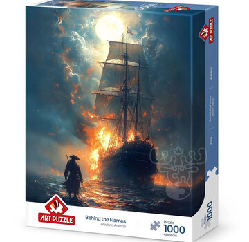 Art Puzzle Art Puzzle Behind the Flames Puzzle 1000pcs