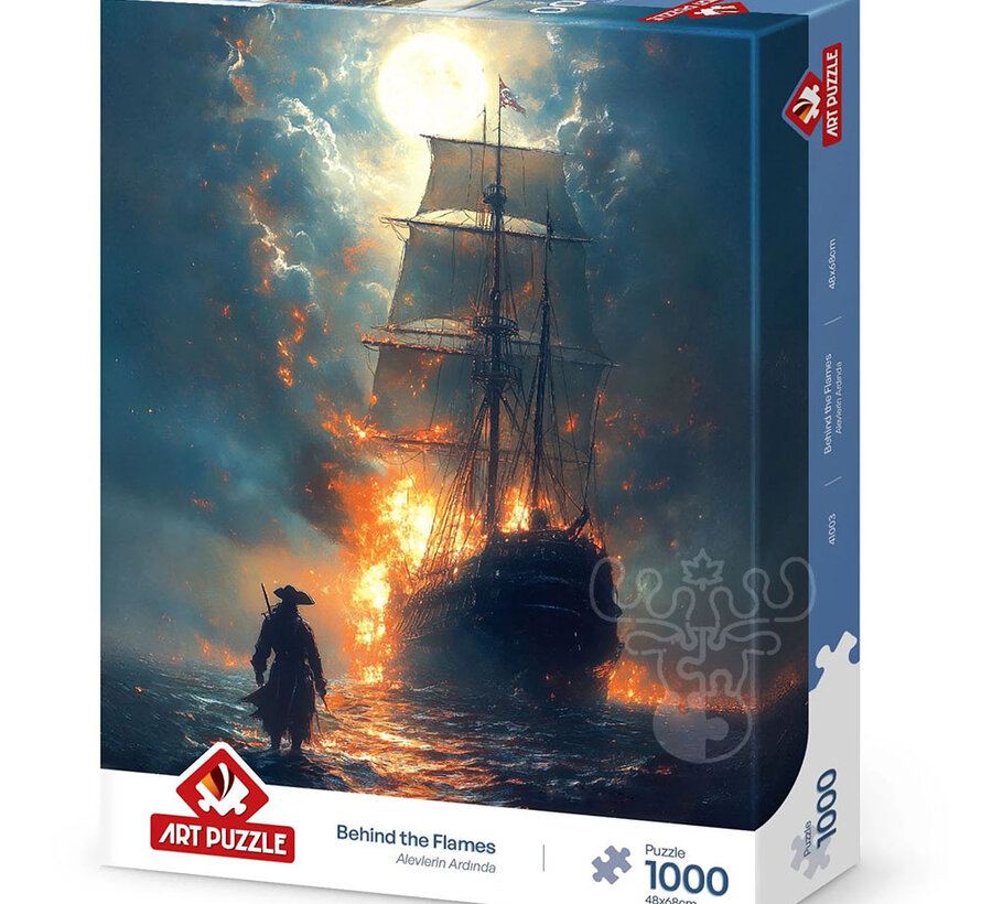 Art Puzzle Behind the Flames Puzzle 1000pcs