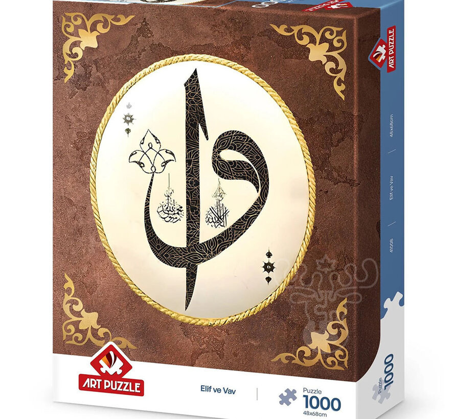 Art Puzzle Elif ve Vav Puzzle 1000pcs