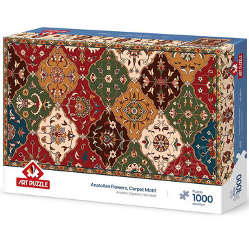 Art Puzzle Art Puzzle Anatolian Flowers, Carpet Motif Puzzle 1000pcs