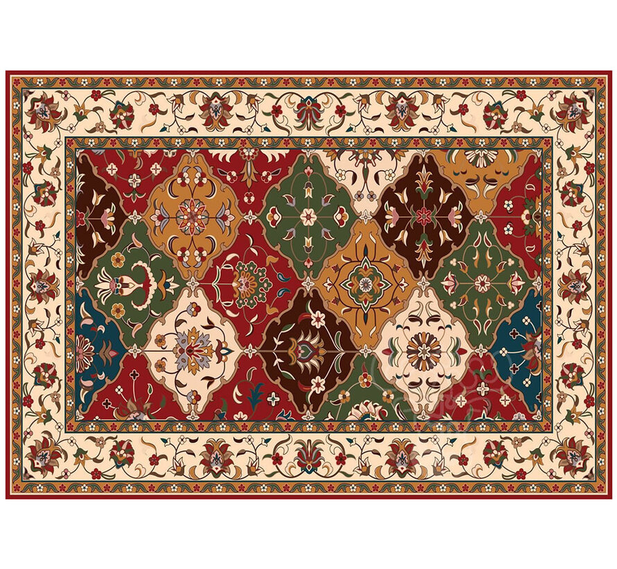 Art Puzzle Anatolian Flowers, Carpet Motif Puzzle 1000pcs