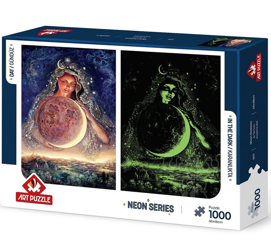 Art Puzzle Neon Series: Moon Goddess Puzzle 1000pcs