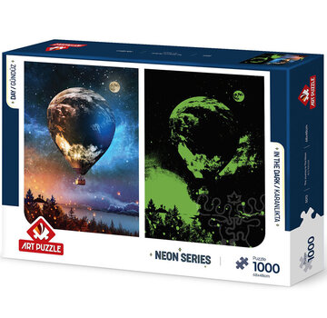 Art Puzzle Art Puzzle  Neon Series: The Journey to the Moon Puzzle 1000pcs