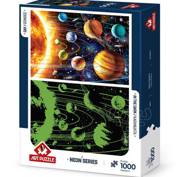 Art Puzzle Art Puzzle Neon Series: Solar System Puzzle 1000pcs