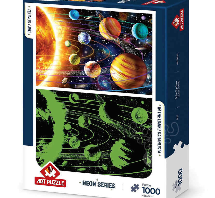 Art Puzzle Neon Series: Solar System Puzzle 1000pcs