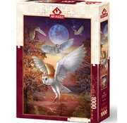 Art Puzzle Art Puzzle Moonlight Owls Puzzle 1000pcs