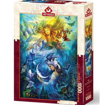 Art Puzzle Art Puzzle The Day and Night Princesses Puzzle 1000pcs