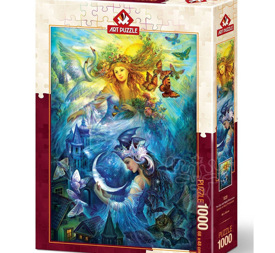 Art Puzzle The Day and Night Princesses Puzzle 1000pcs