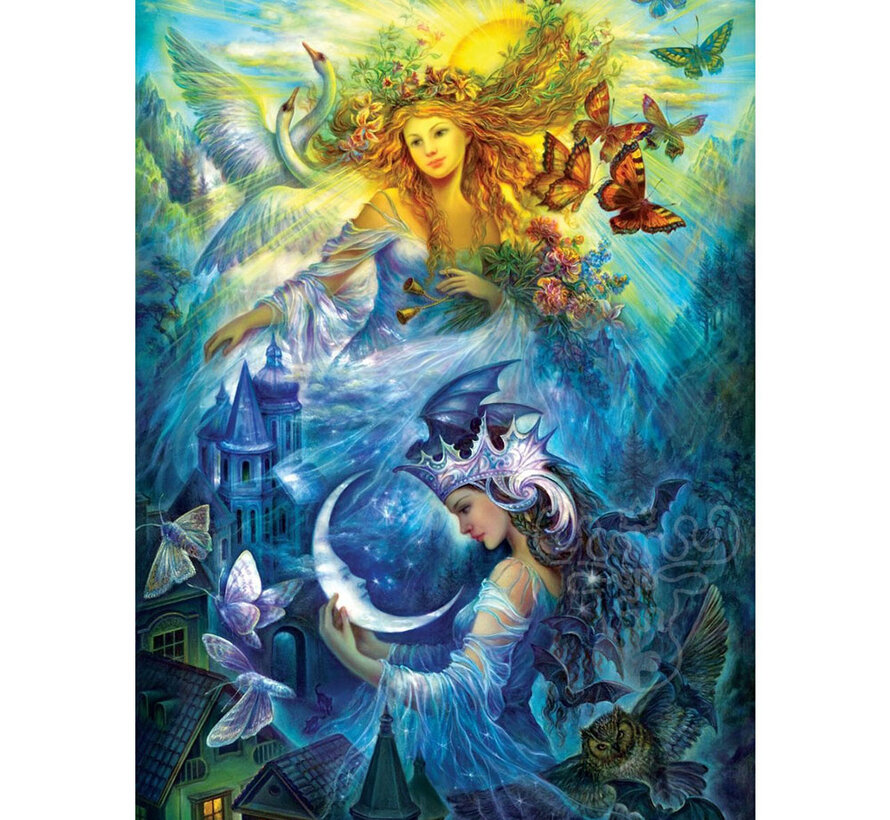 Art Puzzle The Day and Night Princesses Puzzle 1000pcs