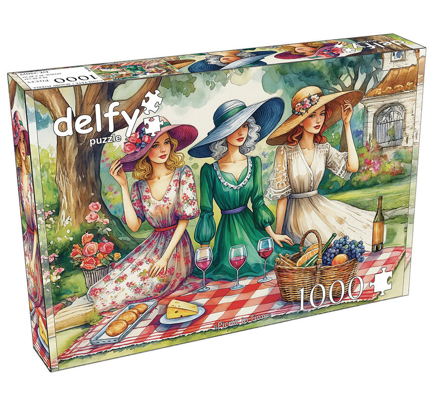 Delfy Picnic in Time Puzzle 1000pcs