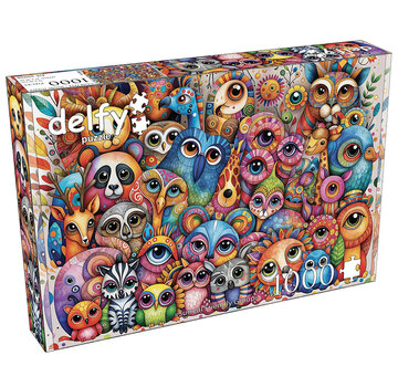 Delfy FINAL SALE Delfy Surreal Friendly Group Puzzle 1000pcs - Canada Only