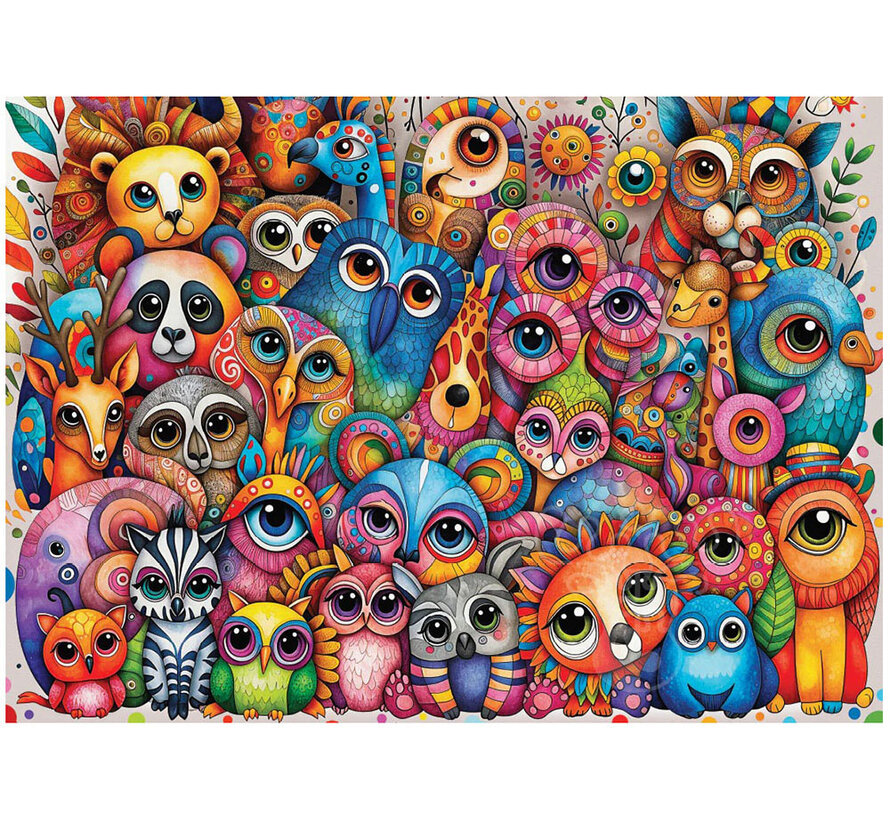 FINAL SALE Delfy Surreal Friendly Group Puzzle 1000pcs *