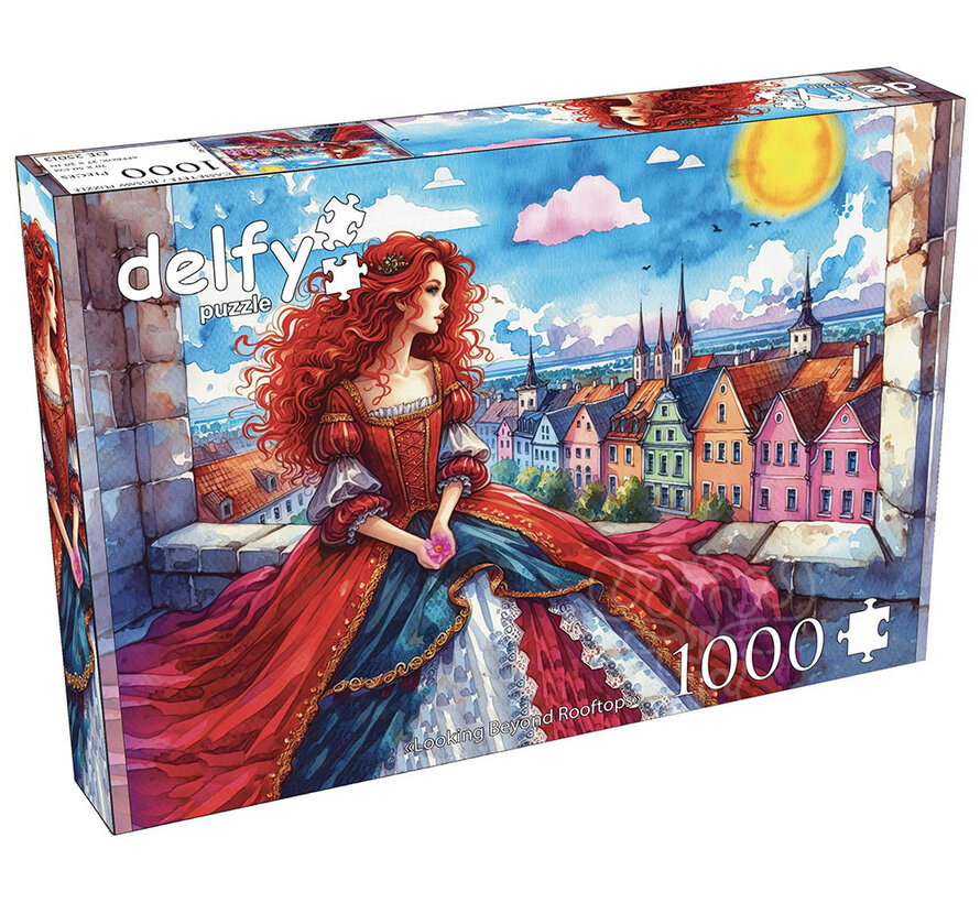FINAL SALE Delfy Looking Beyond Rooftops Puzzle 1000pcs*