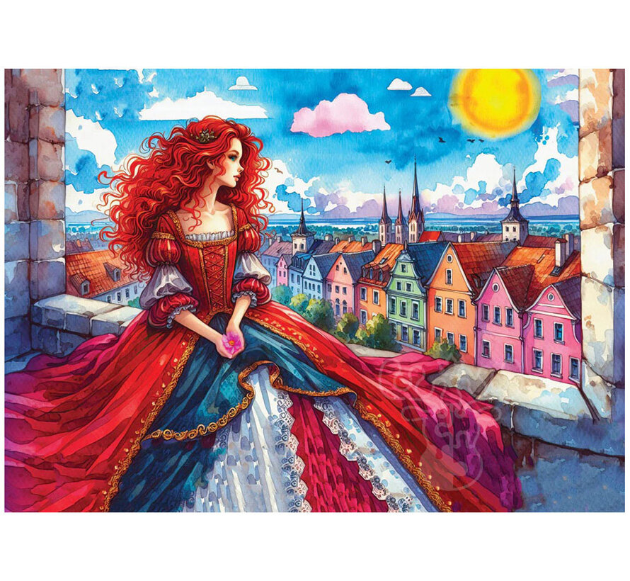 FINAL SALE Delfy Looking Beyond Rooftops Puzzle 1000pcs*