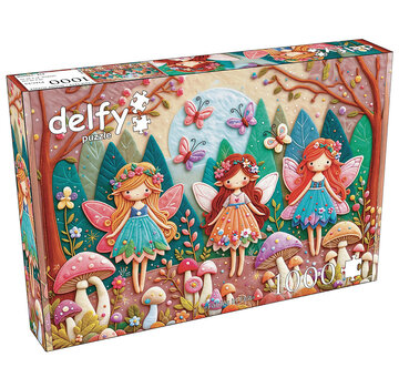 Delfy Delfy Fables in Felt Puzzle 1000pcs