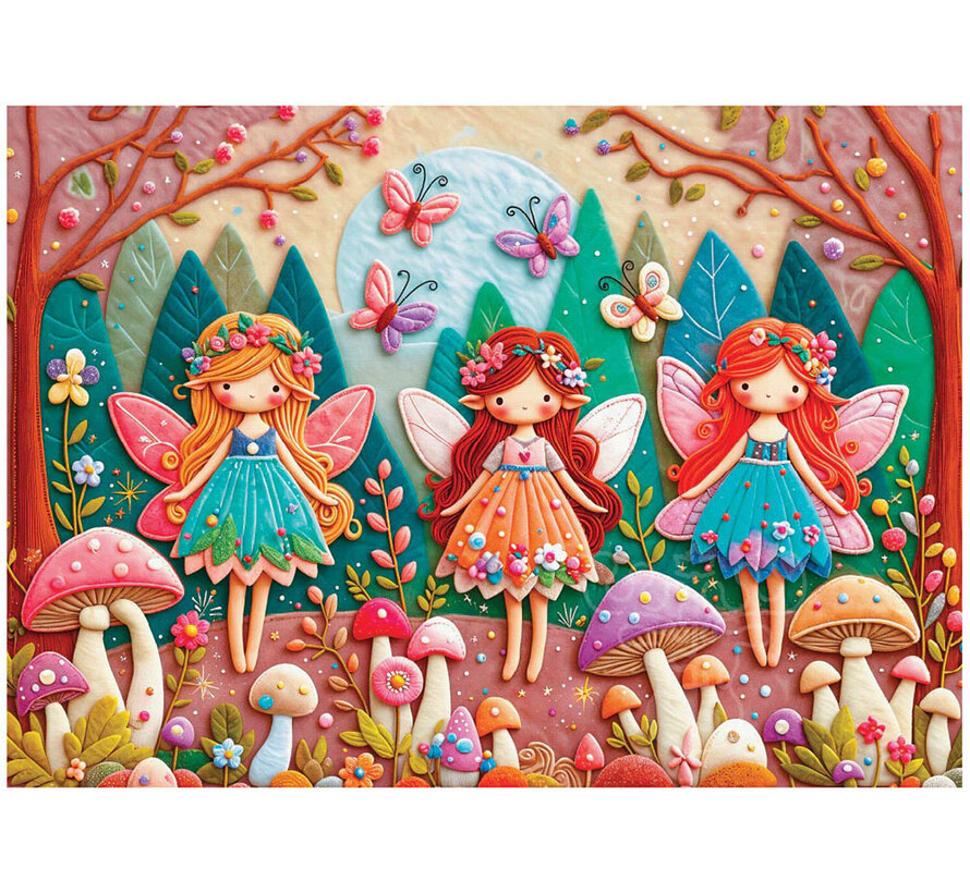 Delfy Fables in Felt Puzzle 1000pcs