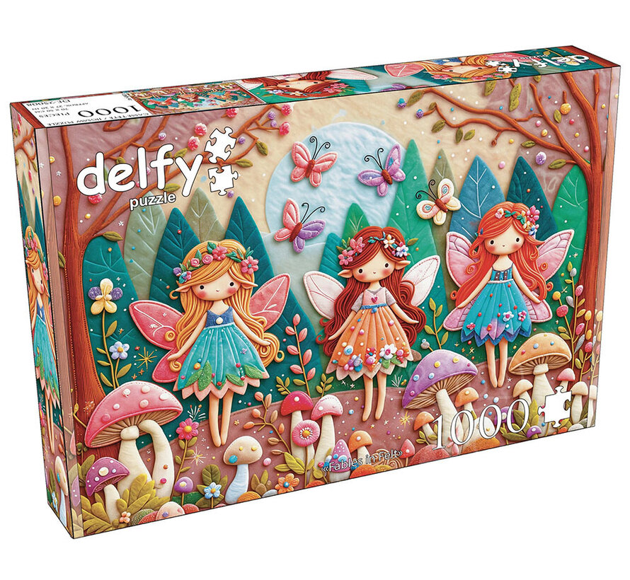 Delfy Fables in Felt Puzzle 1000pcs