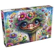 Delfy Delfy Ostrich and Friends Puzzle 1000pcs - Canada Only